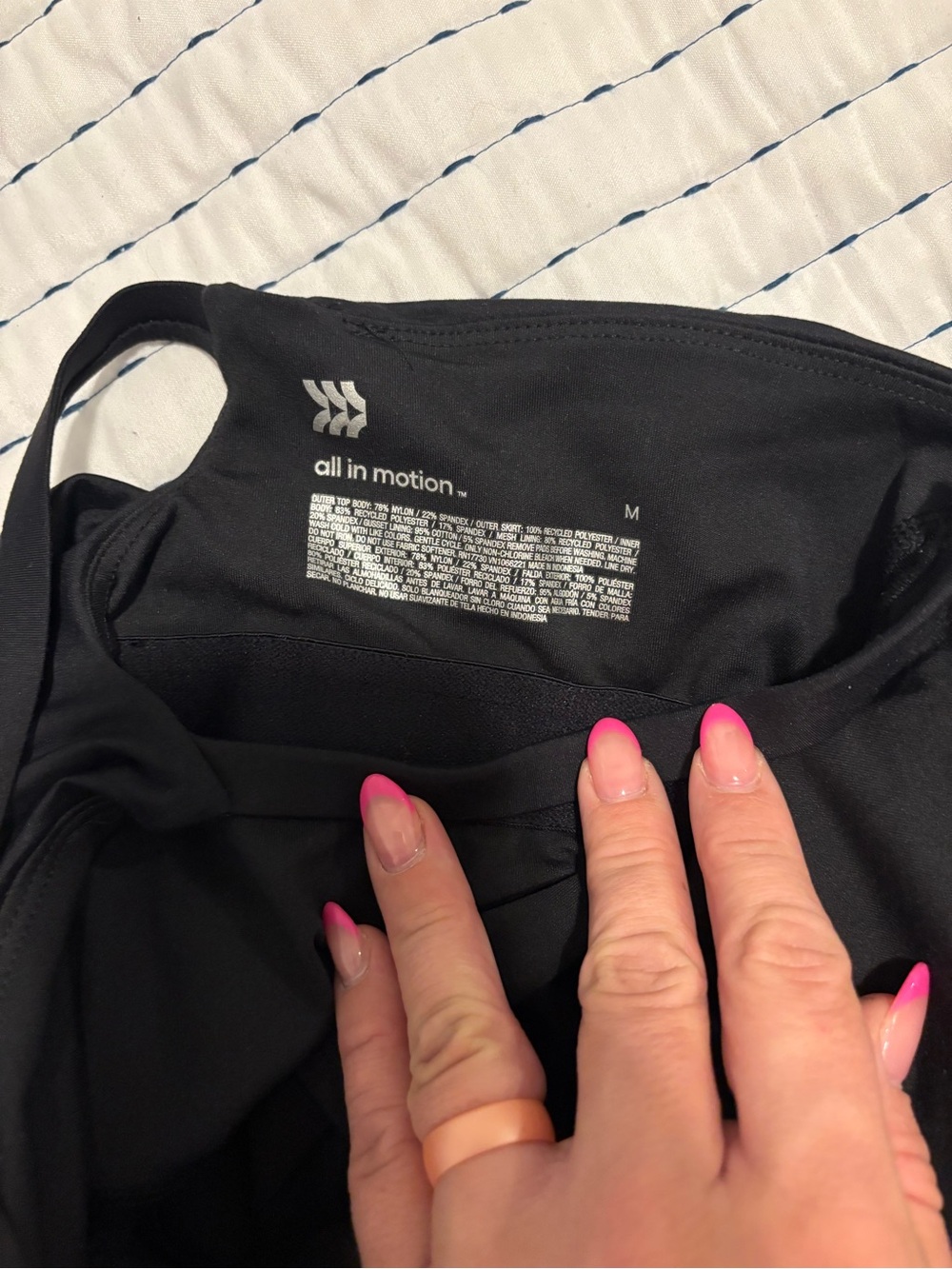 [ALL IN MOTION] Pleated Activewear Dress - Picture 13 of 13